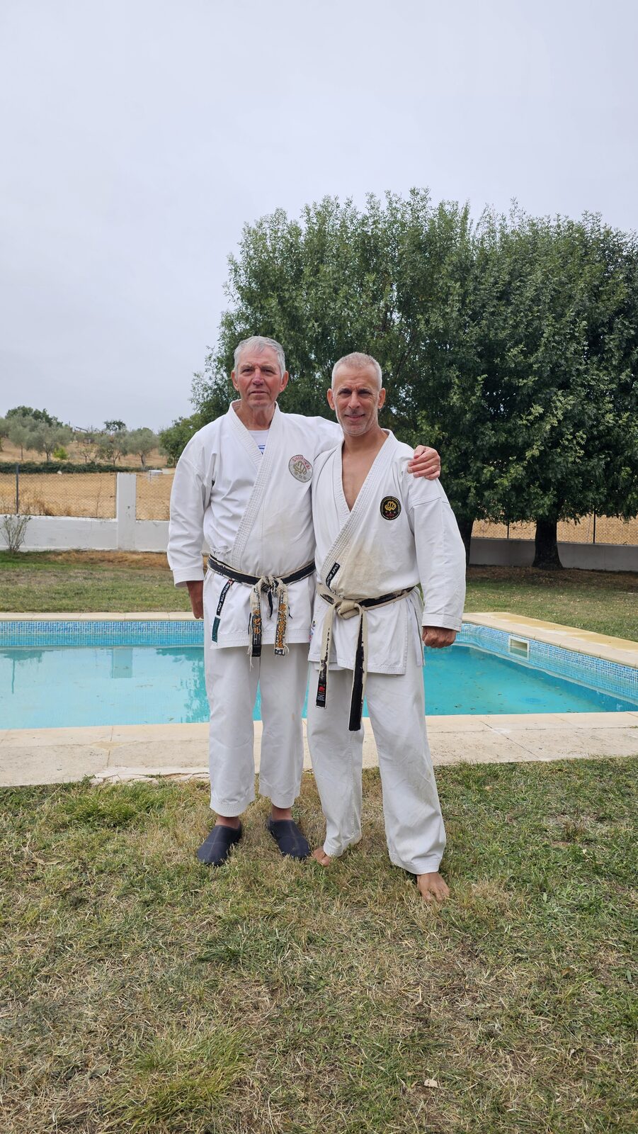 Shihan Marcelo Azevedo e Sensei Pedro Seguro